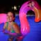 PoolCandy Illuminated LED Flamingo Ride On Noodle